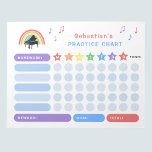 Piano Praxis Musiknoten Rainbow Rewards Chart Notizblock<br><div class="desc">Dieses niedliche Piano-Übungsdiagramm ist ein guter Weg, um Ihrem Kind zu helfen, motiviert, sein Musikinstrument zu praktizieren, behalten. Mit einem Regenbogen, einem Flügel und farbenfrohen Musiknoten ist es das perfekte und motivierend Werkzeug für Musiklehrer und Musikliebhaber. Passen Sie Ihre persönlichen Daten an. Sie können das Editierwerkzeug auch verwenden, um weitere...</div>