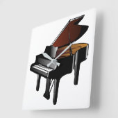 Piano Quadratische Wanduhr (Winkel)