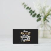 Piano Rettete mich Visitenkarte (Stehend Vorderseite)