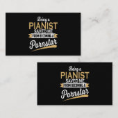 Piano Rettete mich Visitenkarte (Vorne/Hinten)
