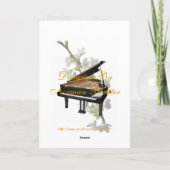 Piano - Romantische Musik - Karte (Rückseite)
