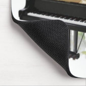 Piano - Romantische Musik - Mousepad (Ecke)