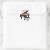 Piano - Romantische Musik - Sticker (Tasche)