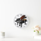 Piano Runde Wanduhr (Zuhause)