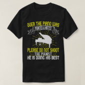Piano schießen Sie bitte nicht den Pianisten.  T-Shirt (Design vorne)