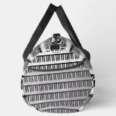 Piano-Schwarz-Weiß-Musikinstrument Duffle Bag (Rechts)