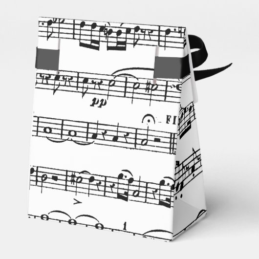 Piano Sheet Music für Erwägungsgrund Geschenkschachtel (Rückseite)