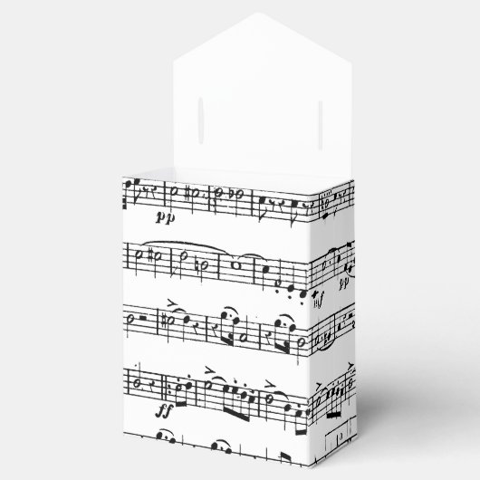 Piano Sheet Music für Erwägungsgrund Geschenkschachtel (Geöffnet)