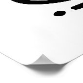 Piano spürt die Musik Poster (Ecke)