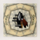 Piano ~ Strange Musical Design ~ Unique ~ Puzzle (Horizontal)