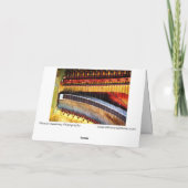 "Piano-Streichungen", digital verändert Rusty Old Karte (Rückseite)