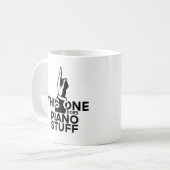 Piano Stuff - Funny Piano Music Kaffeetasse (Vorderseite Links)
