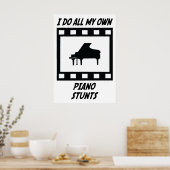 Piano Stunts Poster (Küche)