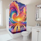 Piano Sunset Duschvorhang (Beispiel)