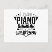 Piano Superpower Postkarte (Vorderseite)