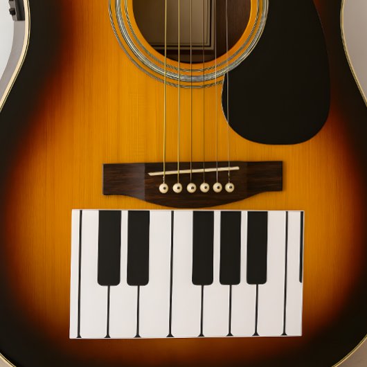 Piano-Tastatur, schwarz-weiß-Jumbo-Neuigkeiten-Tas Rechteckiger Aufkleber