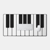 Piano-Tastatur, schwarz-weiß-Jumbo-Neuigkeiten-Tas Schreibtischunterlage (Tastatur & Maus)
