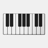 Piano-Tastatur, schwarz-weiß-Jumbo-Neuigkeiten-Tas Schreibtischunterlage (Vorderseite)