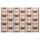 Piano-Taste antikes Klavier- und Stuhlgewebe Stoff (Fat Quarter (45,7 x 55,9 cm))