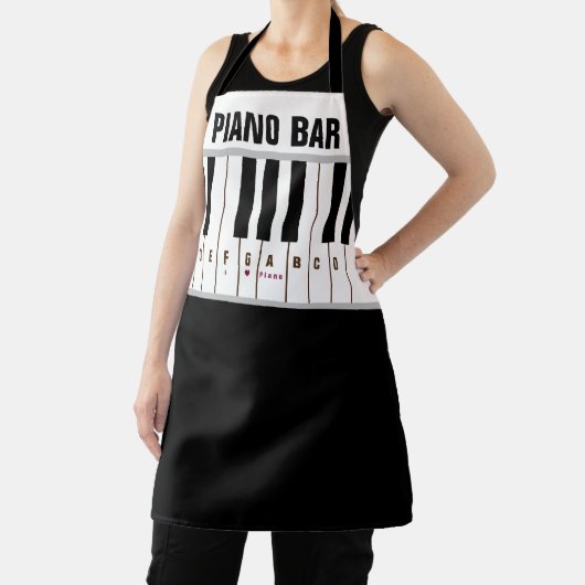 Piano Tasten Piano Bar ano Schürze (InSitu)