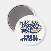 Piano Teacher-Geschenk Magnet (Vorderseite/Rückseite)