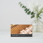 Piano Techniker Piano Tuner - elegant und elegant Visitenkarte (Stehend Vorderseite)