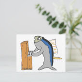 Piano Tuner Postkarte (Stehend Vorderseite)