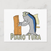 Piano Tuner (Thunfisch) Postkarte (Vorderseite)