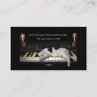 Piano-Tuning oder andere Visitenkarte