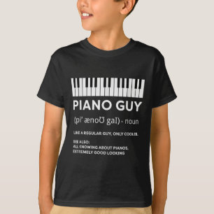 Piano Typ Shirt Pianist Man Keyboard Player Funny