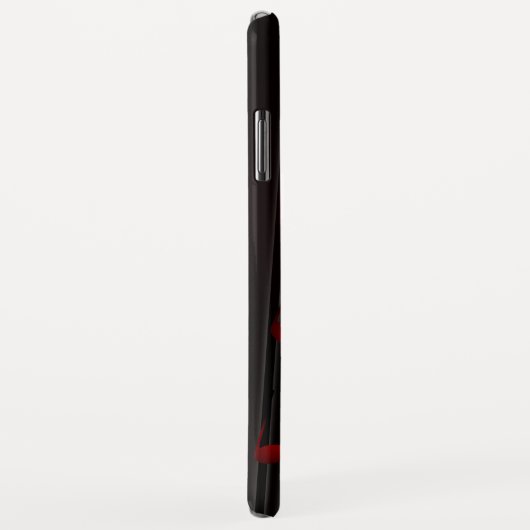 Piano und Roter Treble Clef Case-Mate iPhone Hülle (Hinten/Rechts)