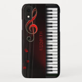 Piano und Treble Clef Case-Mate iPhone Hülle (Rückseite)
