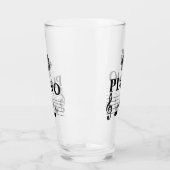 Piano Vater Grand Piano Pianist Musiknote Glas (Links)