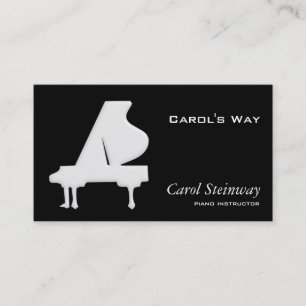 Piano Visitenkarte