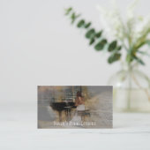 Piano-Visitenkarte Visitenkarte (Stehend Vorderseite)