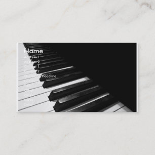 Piano-Visitenkarte Visitenkarte