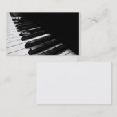 Piano-Visitenkarte Visitenkarte (Vorne/Hinten)