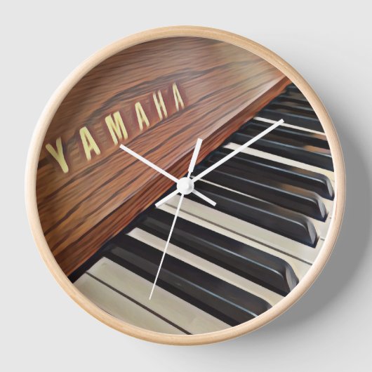 Piano Wall Uhr (Vorderseite)