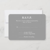 Piano Wedding RSVP (Vorderseite)