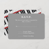 Piano Wedding RSVP (Vorne/Hinten)