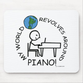 Piano - Weltumdrehungen Mousepad