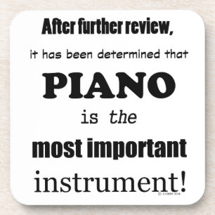 Piano wichtigstes Instrument Getränkeuntersetzer
