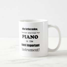 Piano wichtigstes Instrument Kaffeetasse