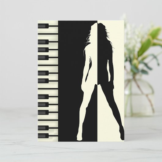 Piano Woman Einladung