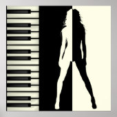 Piano Woman Poster (Vorne)