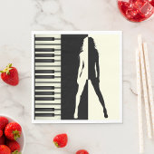 Piano Woman Serviette