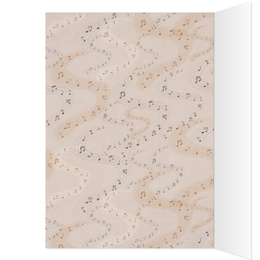 Piano Wunderbare Performance Grußkarte (Innen (Links))