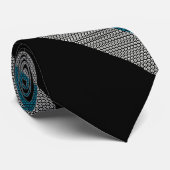 Piano Zipper Krawatte (Gerollt)