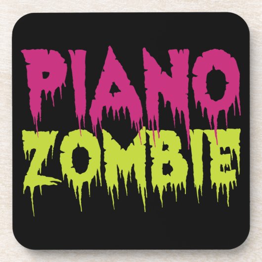 Piano Zombie Untersetzer (Vorderseite)