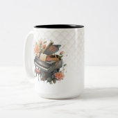 Piano Zweifarbige Tasse (Vorderseite Links)